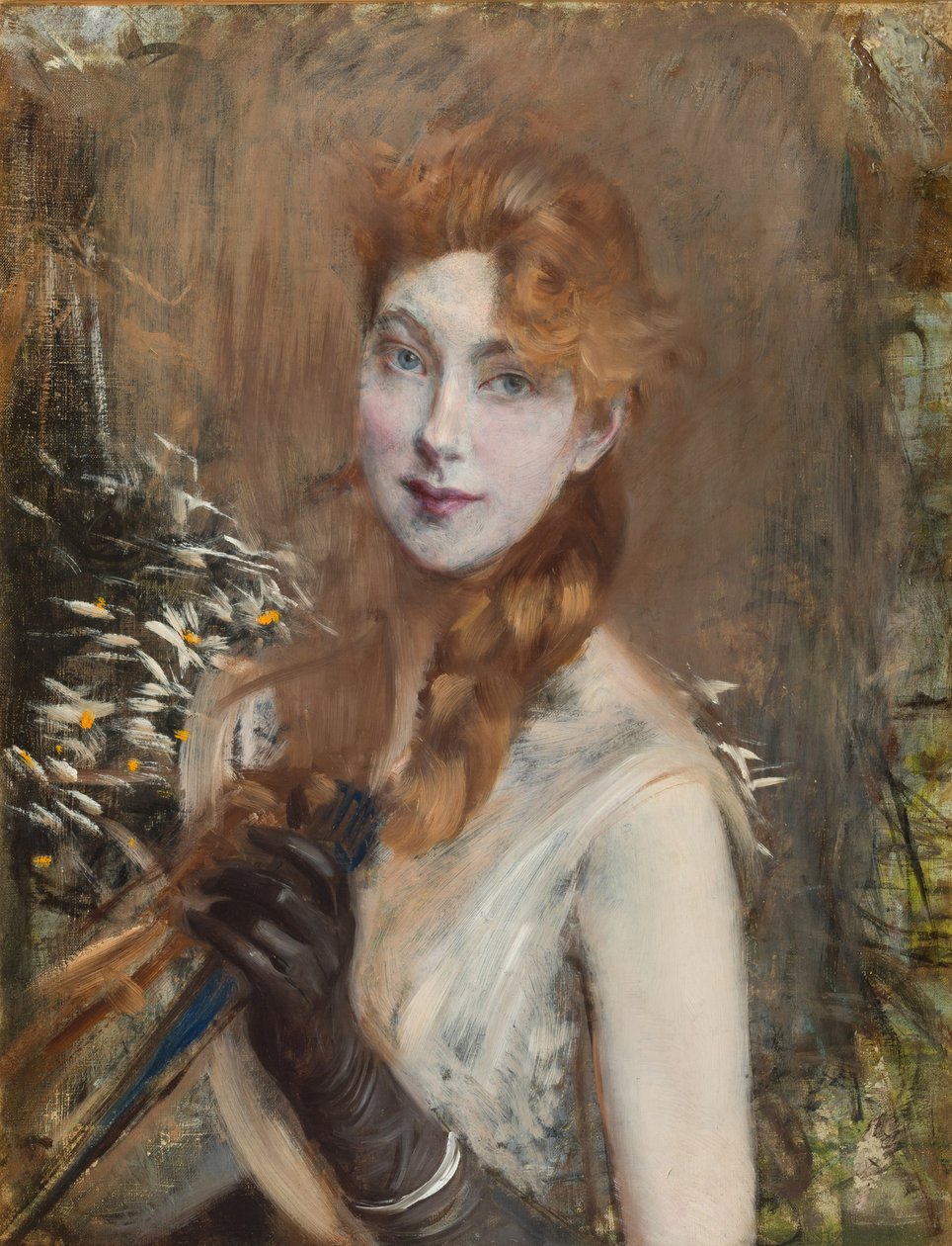 The Blonde Braid by Giovanni Boldini