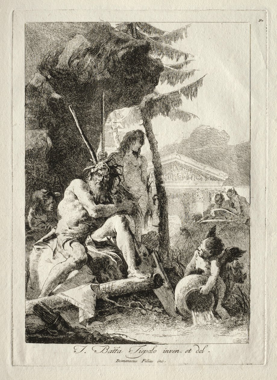 Figures Fluviales by Giovanni Domenico Tiepolo