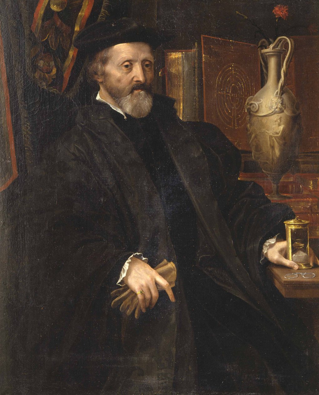 Portrait of Bartolomeo Prati by Girolamo Mazzola Bedoli