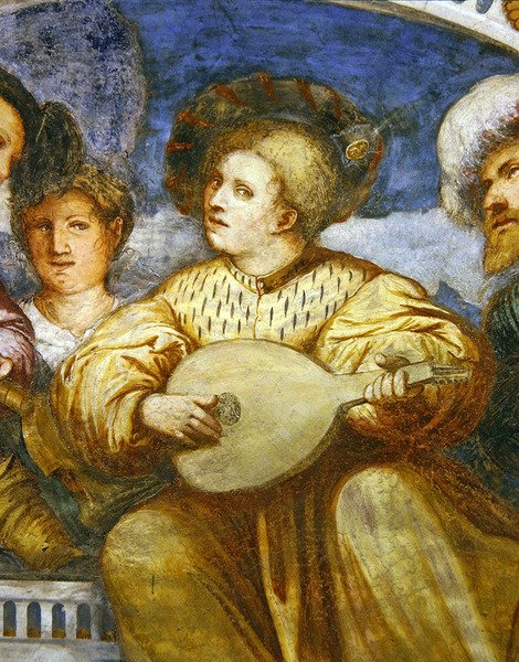 Beze, Detail of the Concert by Girolamo Romanino
