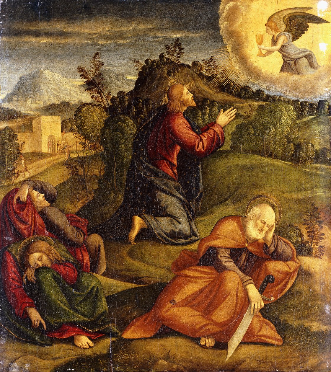 The Agony in the Garden by Girolamo da Santacroce