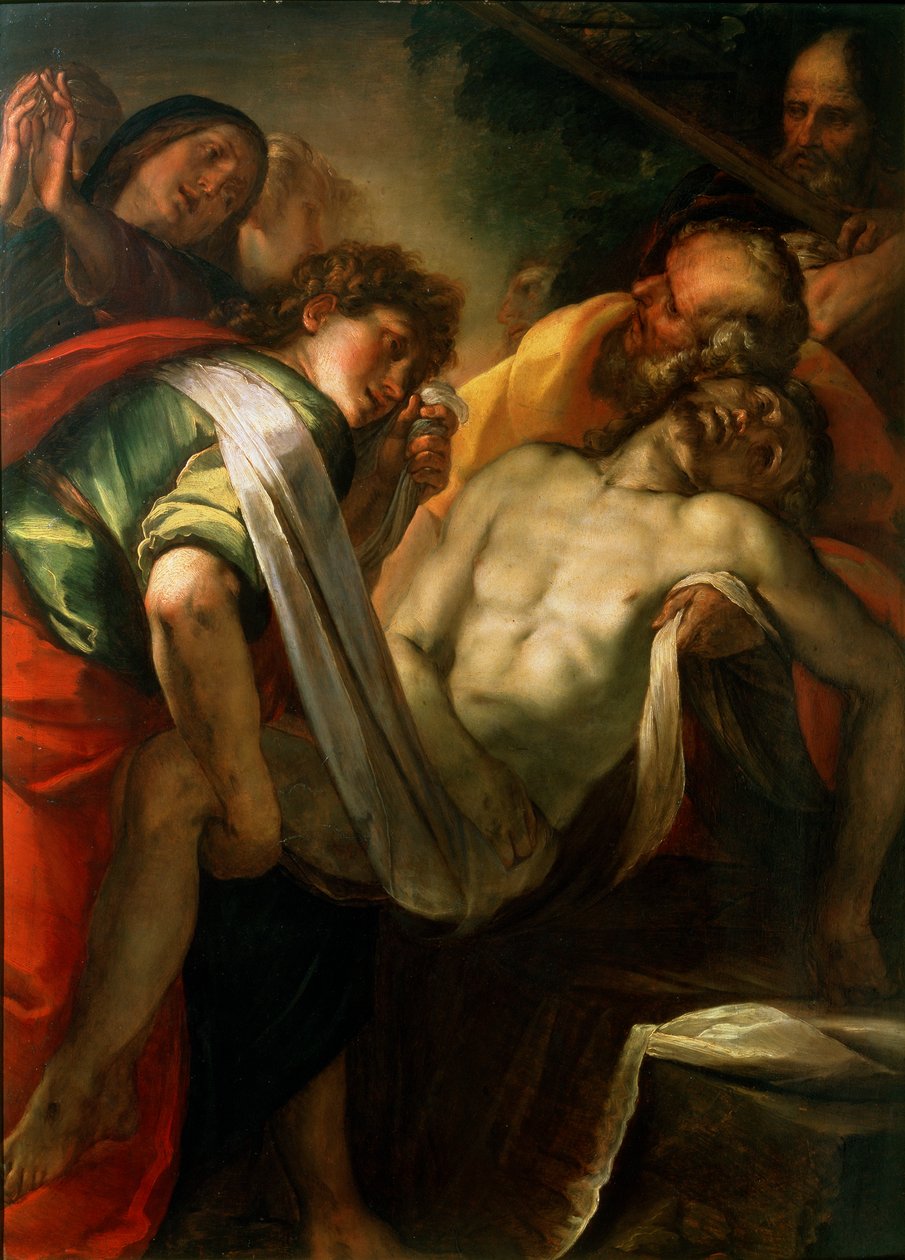 The Entombment of Christ, 1620s by Giulio Cesare Procaccini