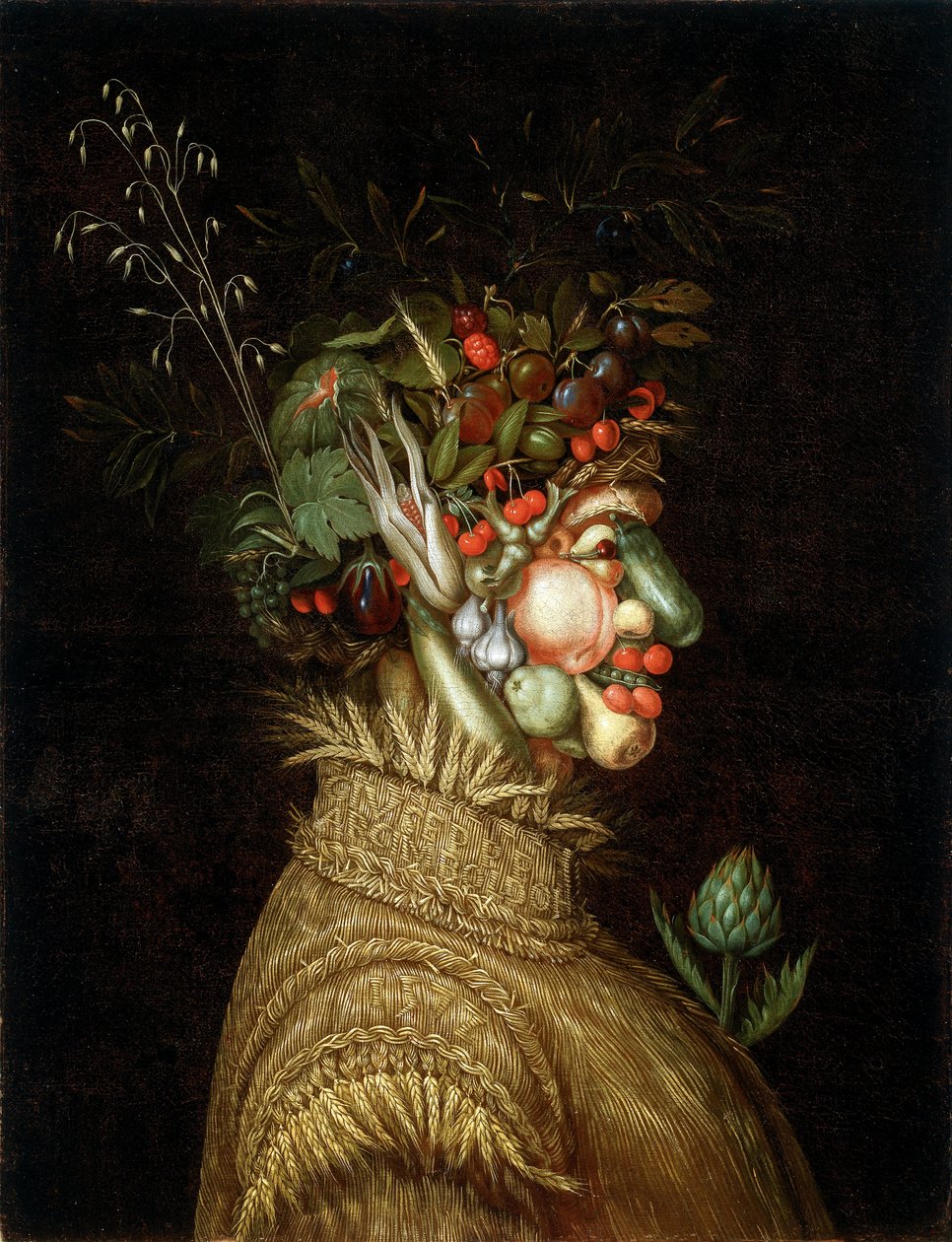 Allegorical Portrait - Summer by Giuseppe Arcimboldo
