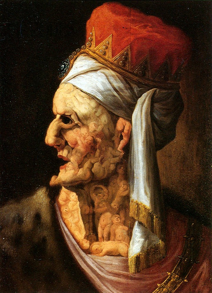 Head of Herod by Giuseppe Arcimboldo