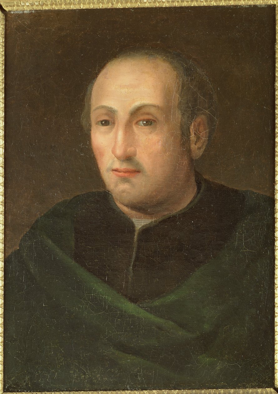 Christopher Columbus, After a Painting in the Uffizi by Giuseppe Calendi