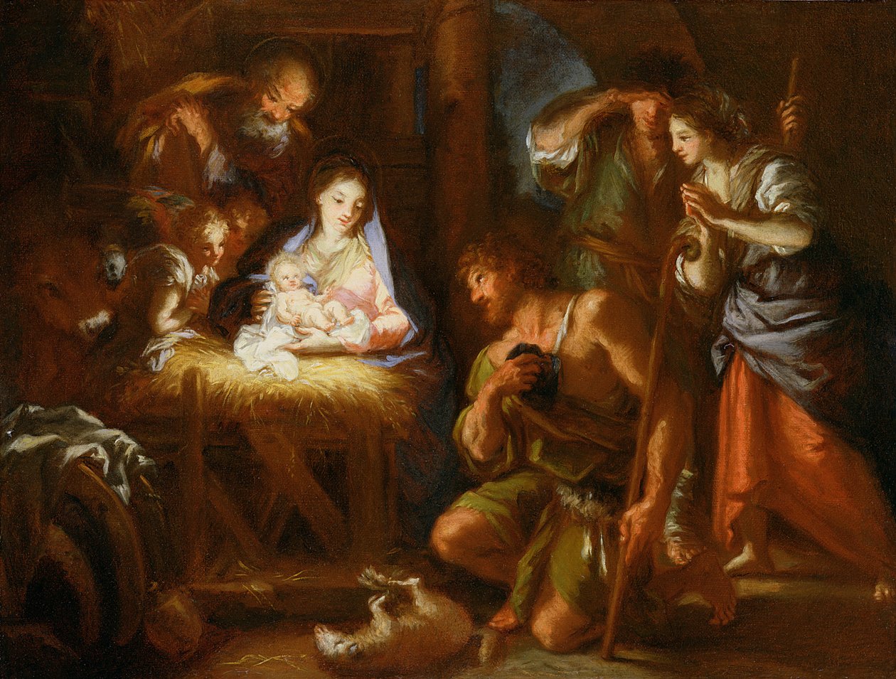 Adoration of the Shepherds by Giuseppe Passeri