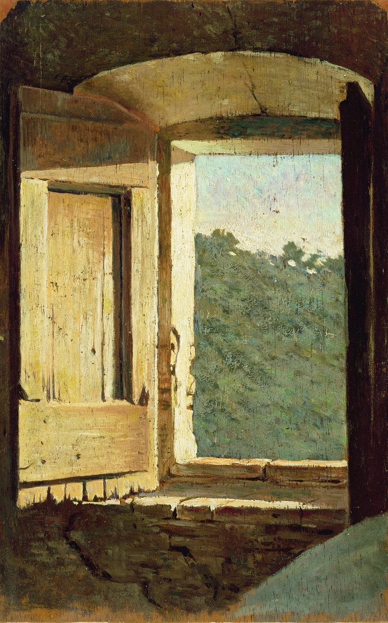 The Window by Giuseppe Abbati