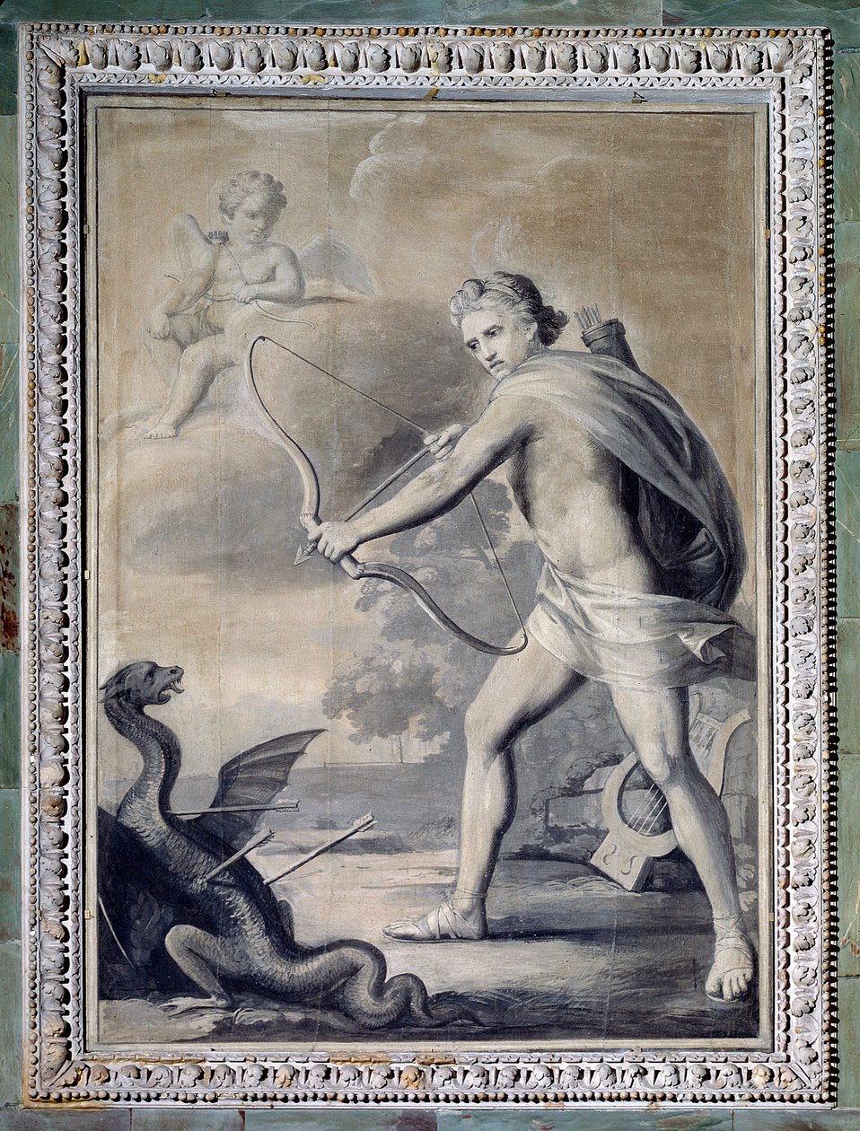 Apollo Killing the Snake Python by Giuseppe Bacigalupo