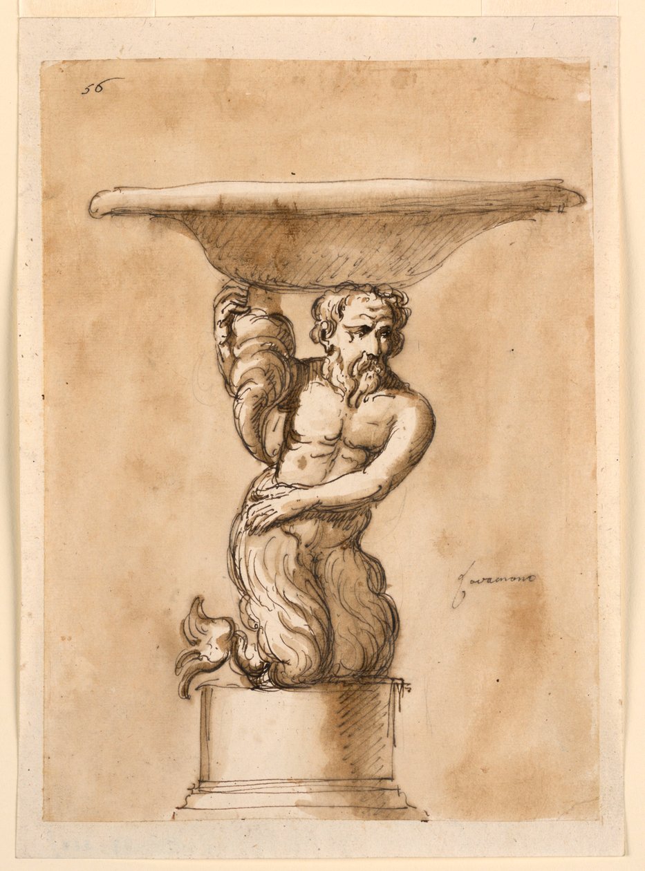 Design for a Lavamano by Giuseppe Barberi