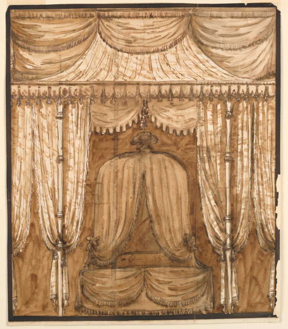 Elevation of a Bed Alcove by Giuseppe Barberi