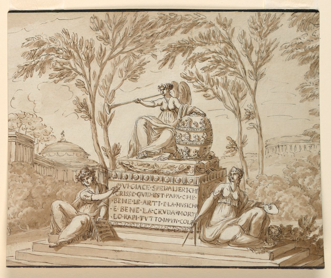 Sepulchral Monument for Nicola Spedalieri by Giuseppe Barberi