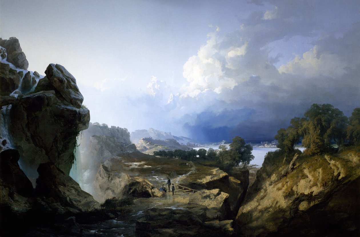 Passing of storm by Giuseppe Camino
