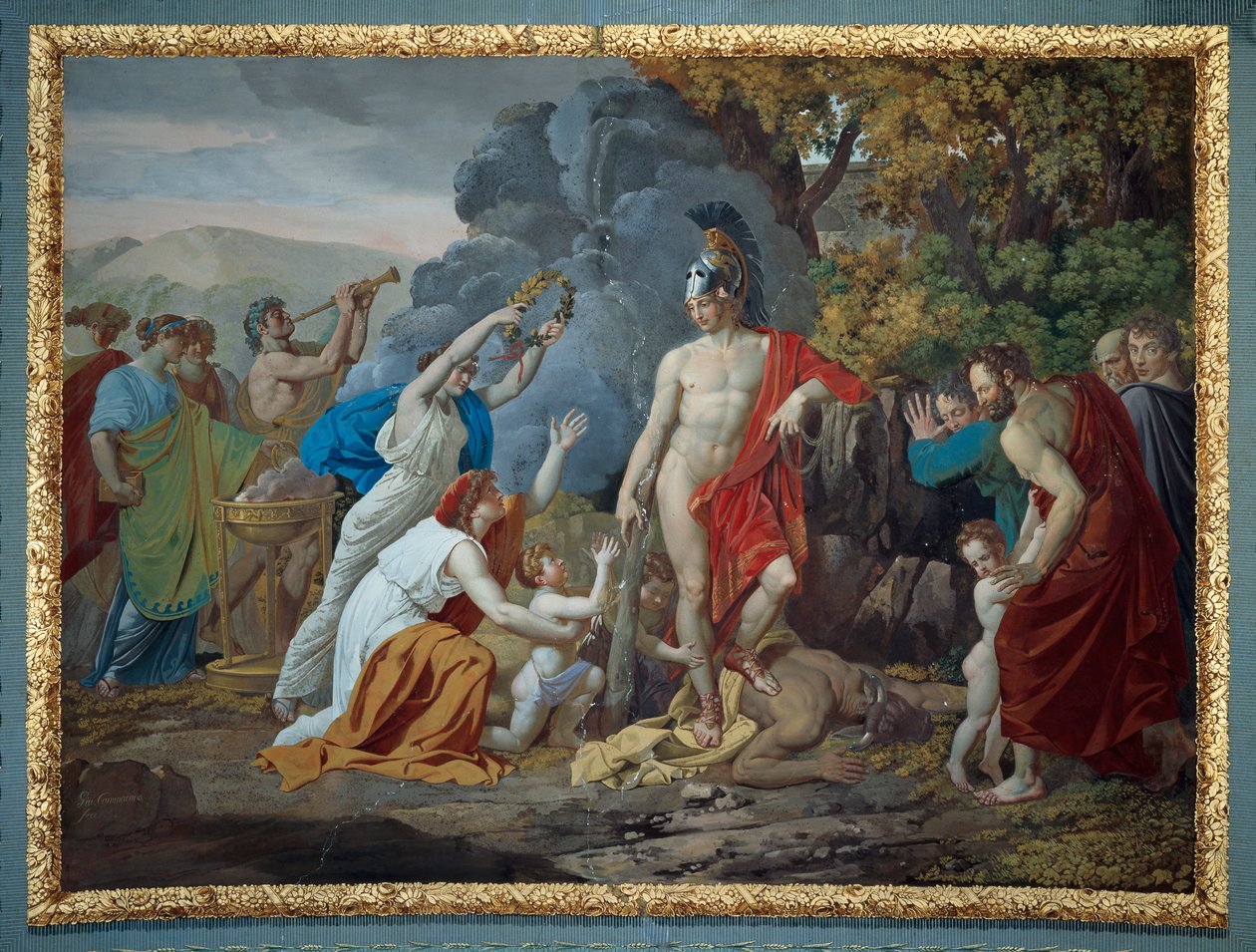 Theseus and the Minotaur by Giuseppe Cammarano