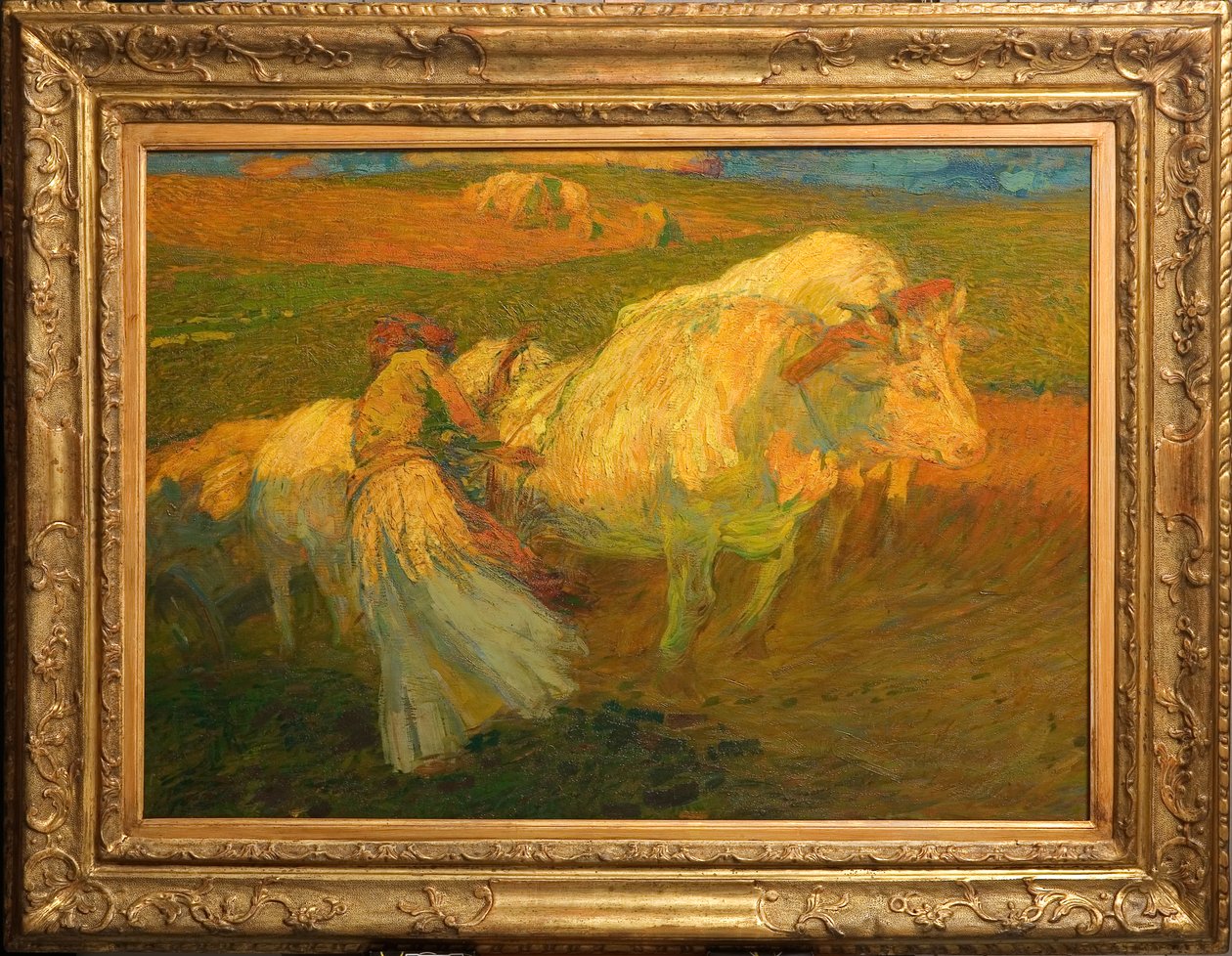 The Ploughing by Giuseppe Graziosi