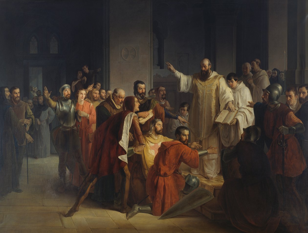 Oath of Pontida by Giuseppe Mazza