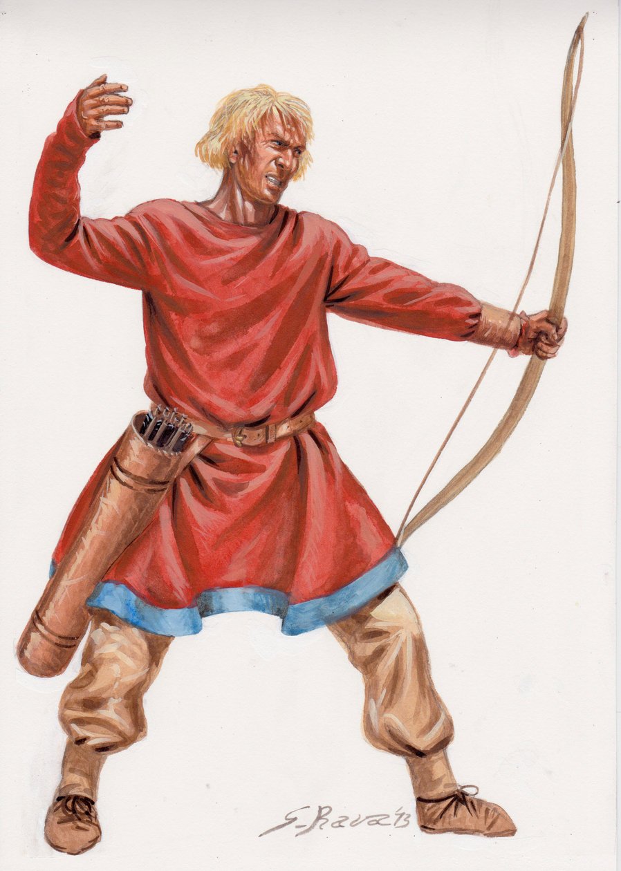 Visigoth Archer by Giuseppe Rava