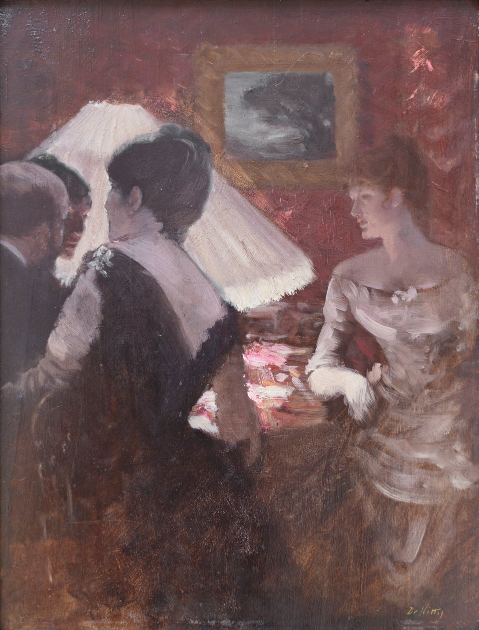 Around the Lampshade by Giuseppe or Joseph de Nittis