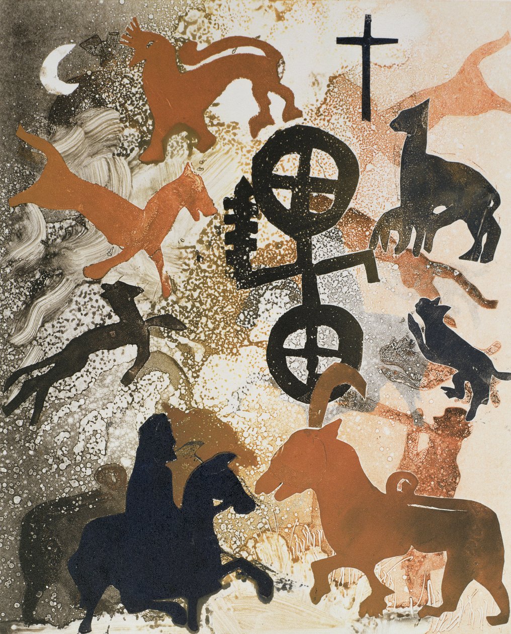 Pictish Symbols of Stone, 1995 by Gloria Wallington