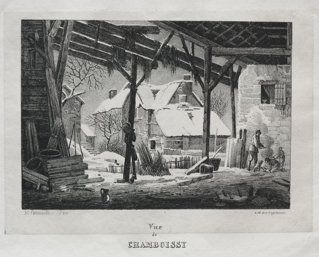 View of Chamboissy by Godefroy Engelmann