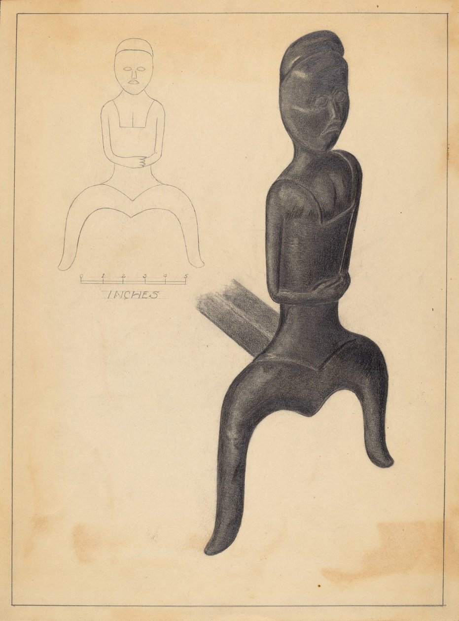 Andiron by Gordon Sanborn