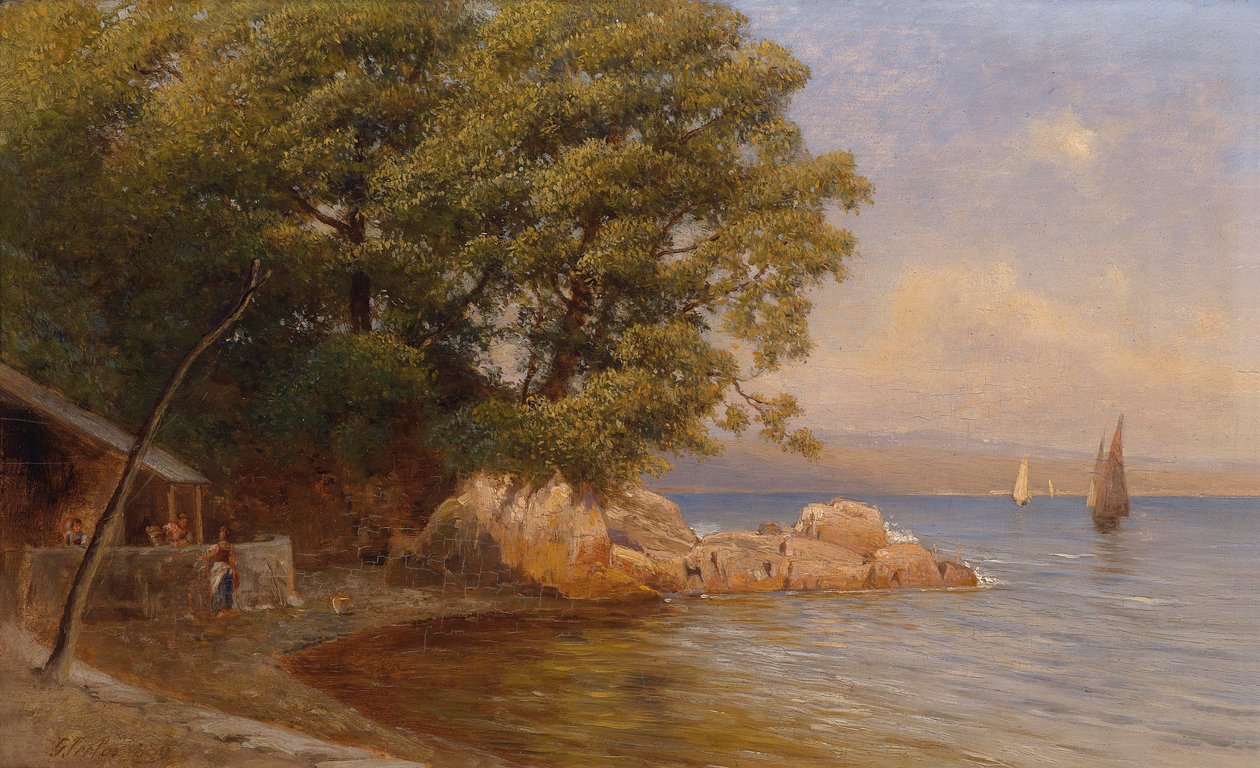 On the Coast by Gottfried Seelos