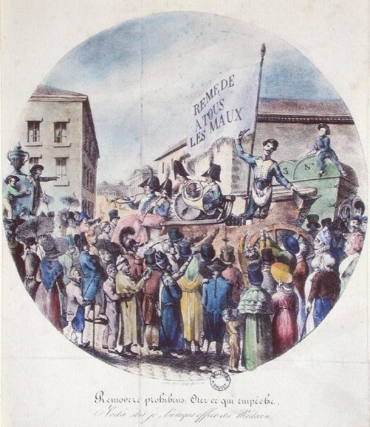 The Charlatan by Gottfried or Godefroy Engelmann