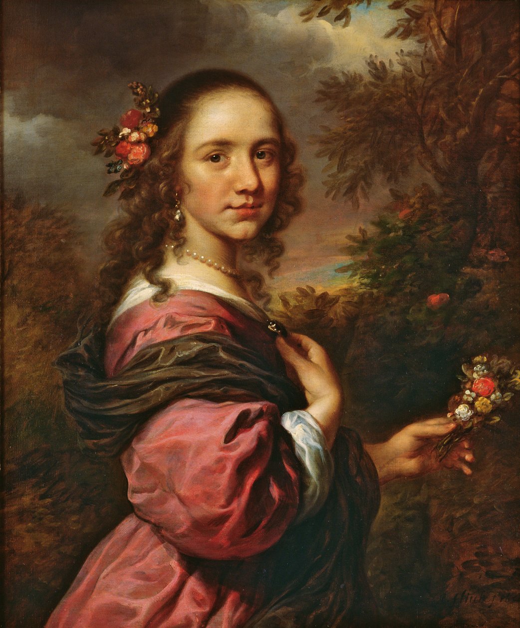 Portrait of a lady, 1658 by Govaert Flinck