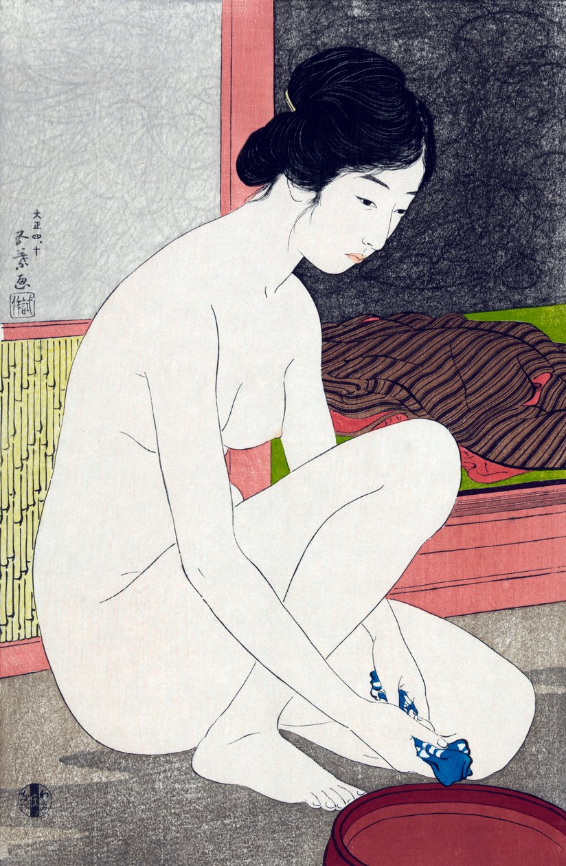 Woman After Bath by Goyo Hashiguchi by Goyo Hashiguchi