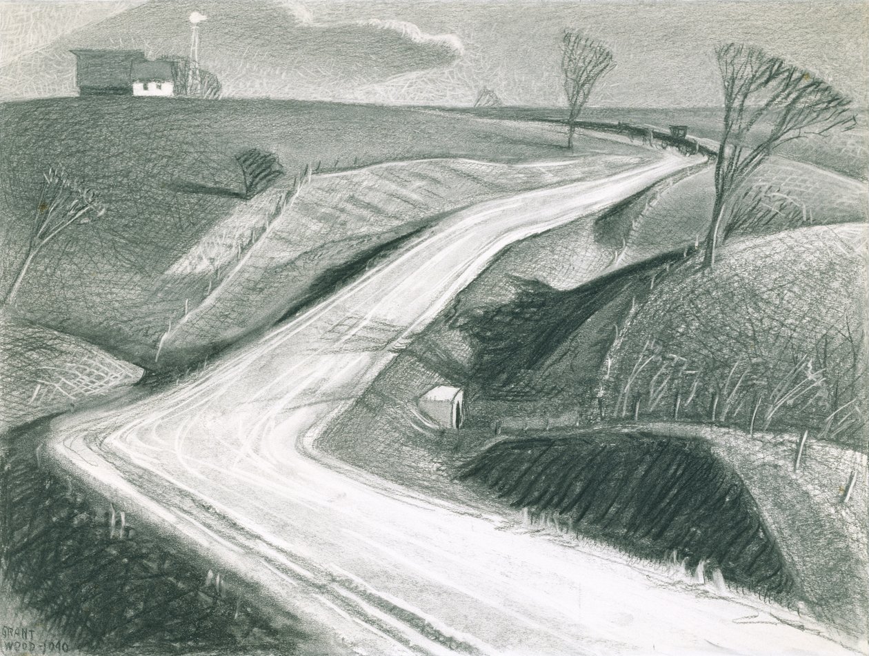 March, 1940 by Grant Wood