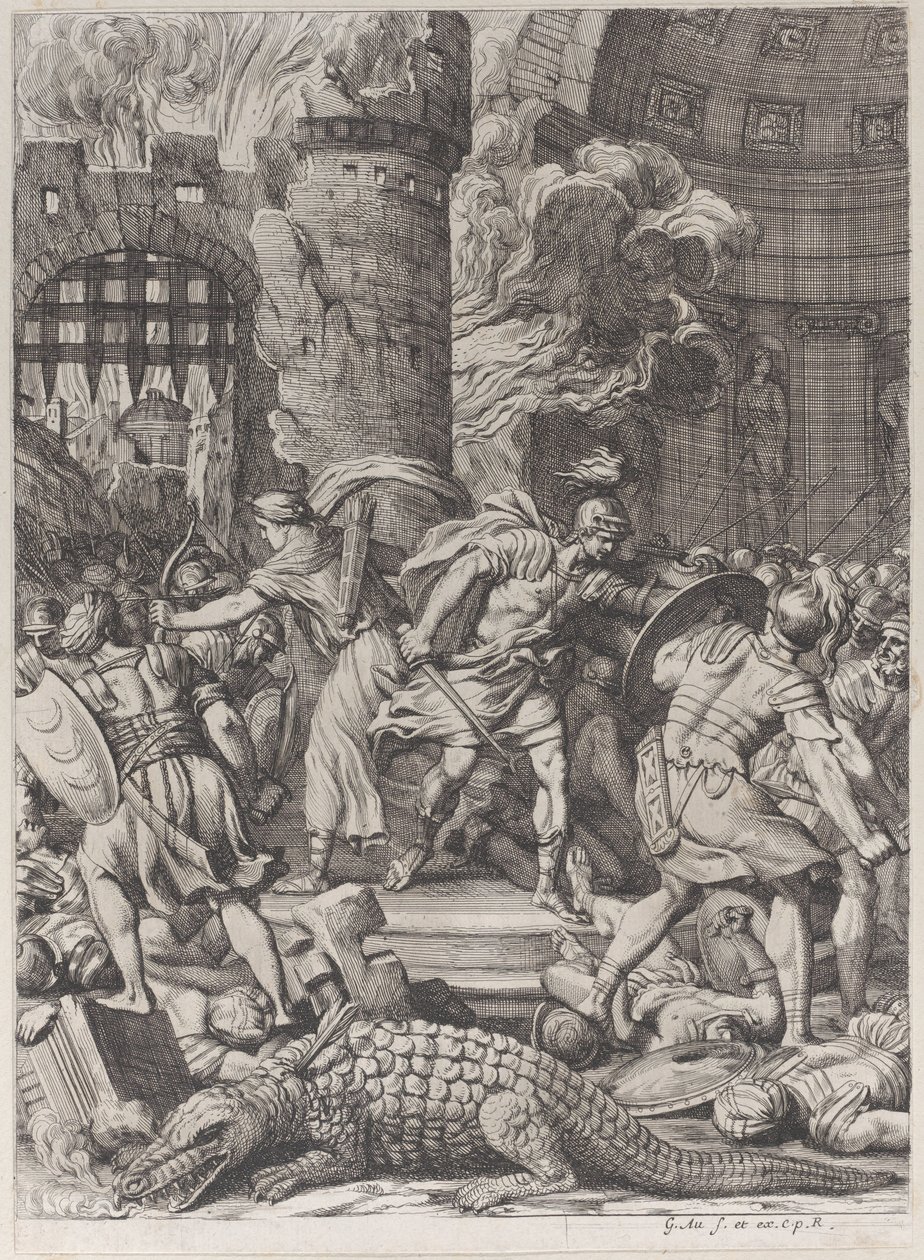 The Taking of Alexandria by Gérard Audran