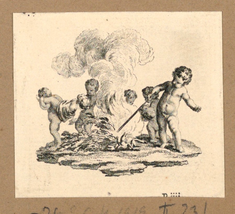 The Death of Two Children by Gravelot