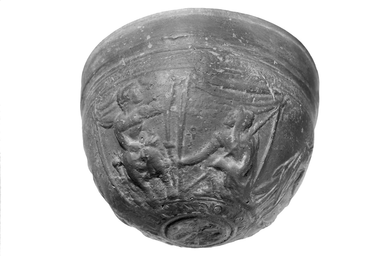 Bowl with scenes from the Iliad and the Aethiopis by Greek