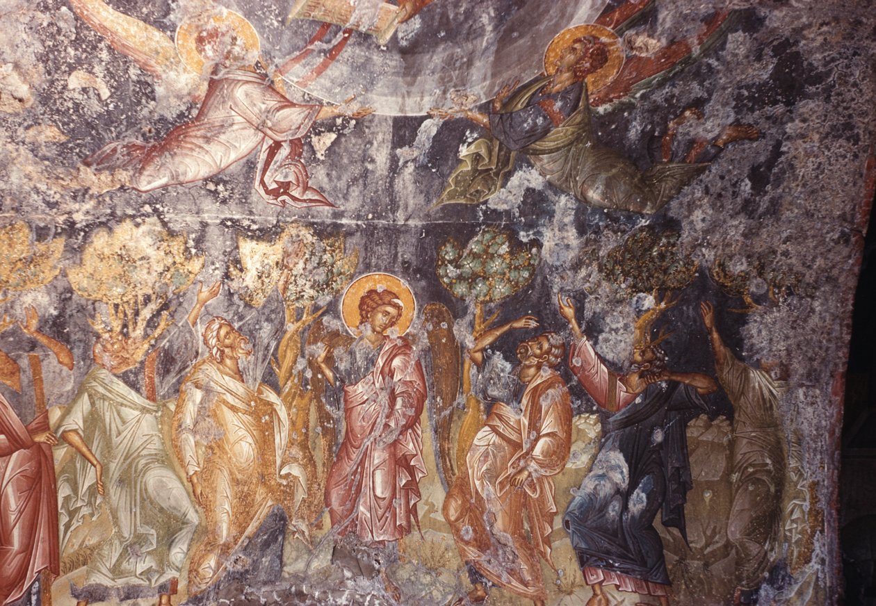 The Ascension, Pantanassa Church by Greek School