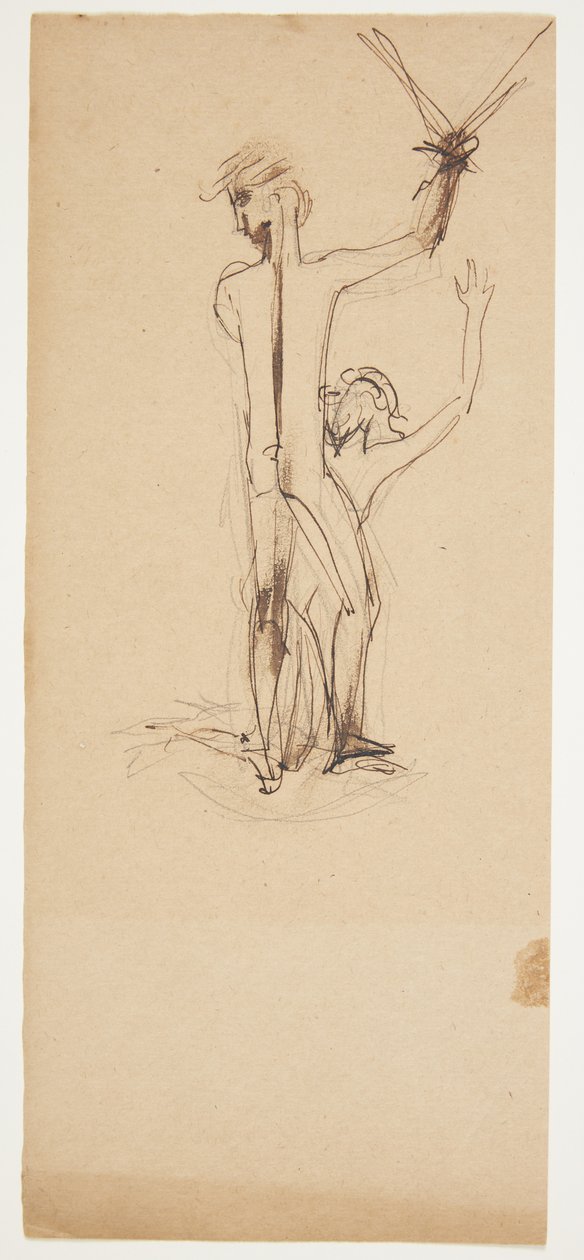 Draft for Statuette Group by Gudrun Traustedt