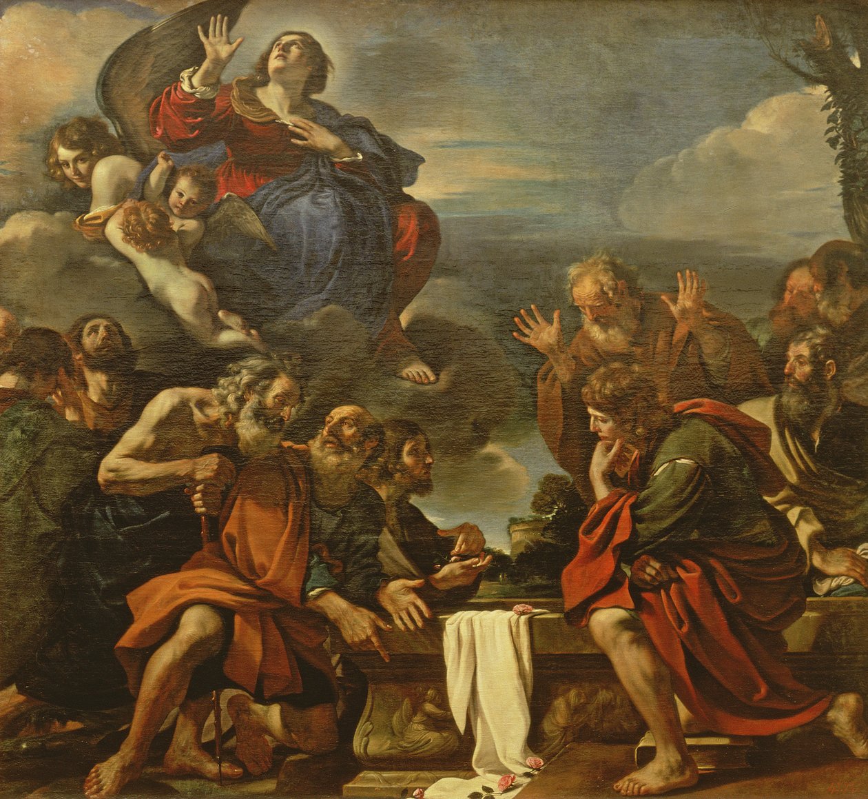 The Assumption of the Virgin, 1623 by Giovanni Francesco Barbieri