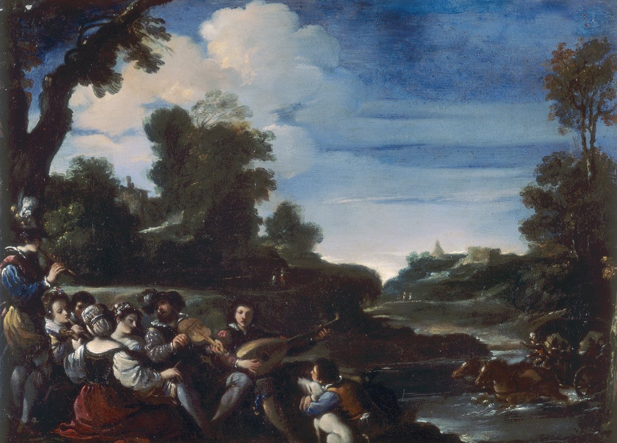 Country Concert by Guercino