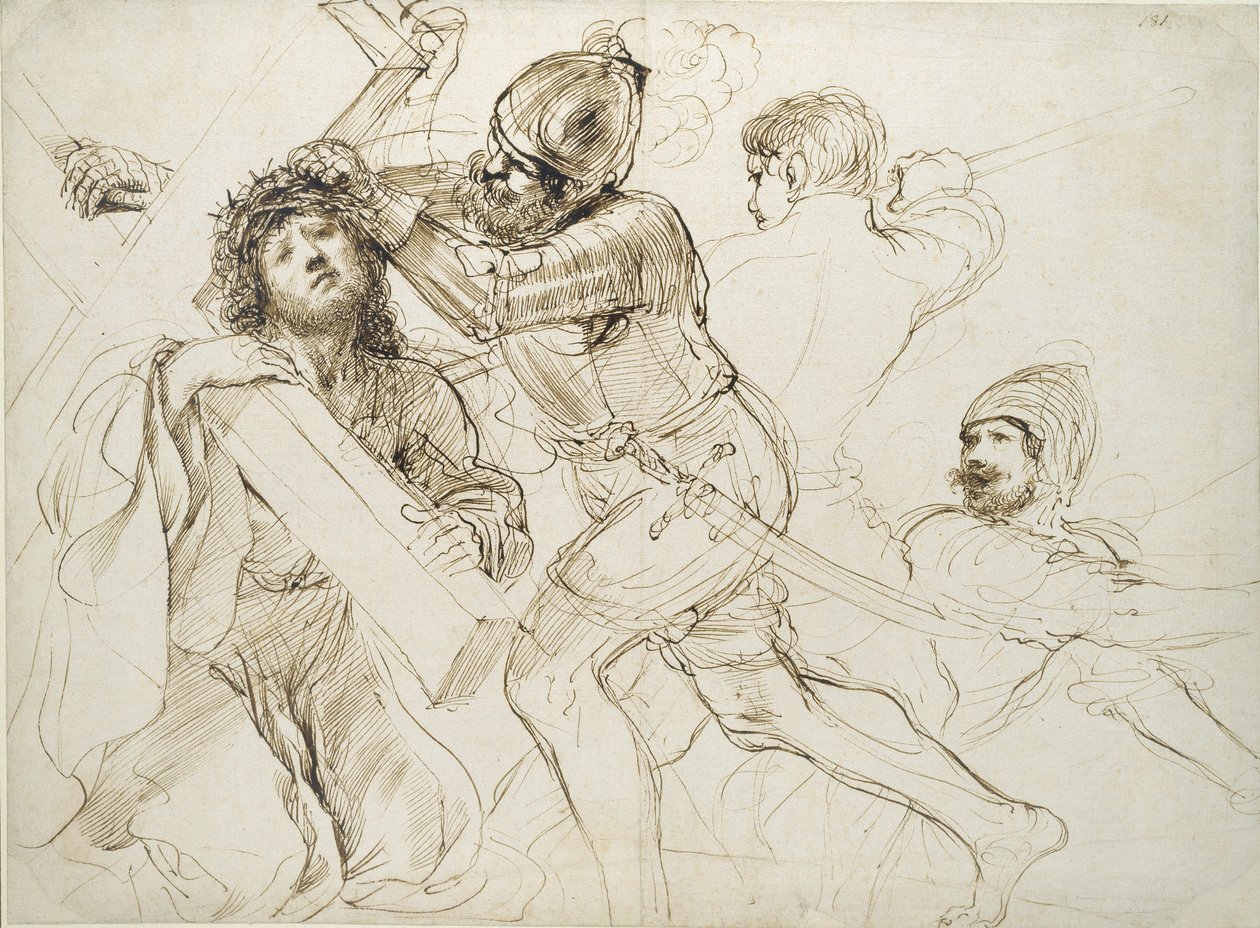 Christ Carrying the Cross by Guercino