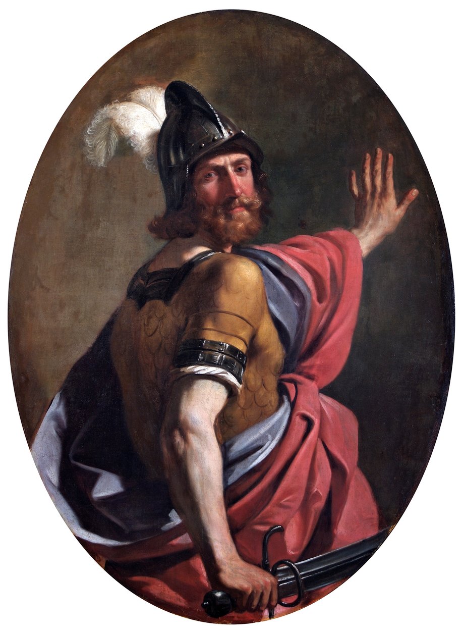 Mars as a Warrior by Guercino
