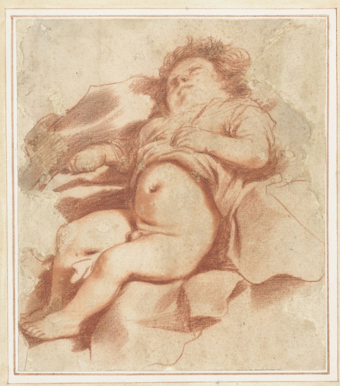 Study of a Sleeping Child by Guercino