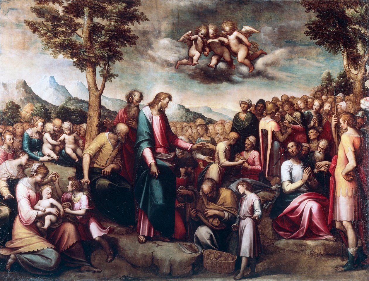 The Multiplication of the Loaves by Guglielmo Caccia