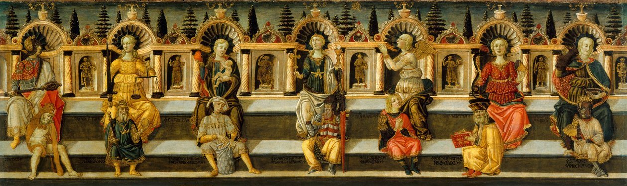 The Seven Virtues, c. 1467-1469 by Guidi Antonfrancesco