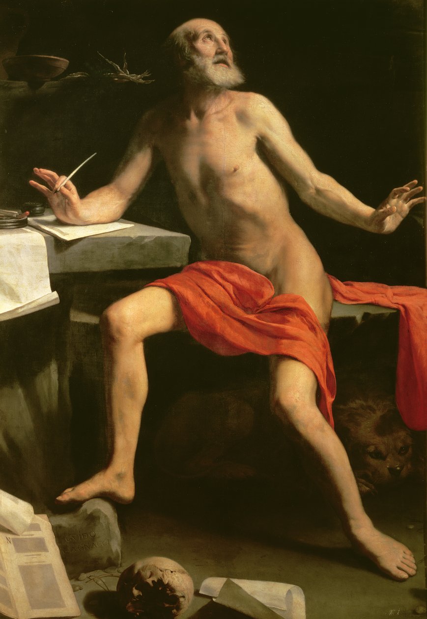 St. Jerome, 1657-58 by Guido Cagnacci