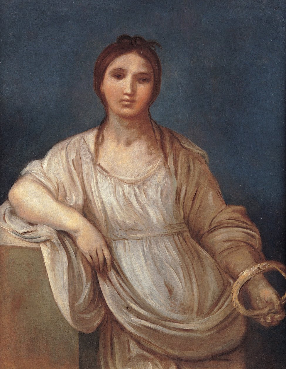 Portrait of Girl with a Crown by Guido Reni