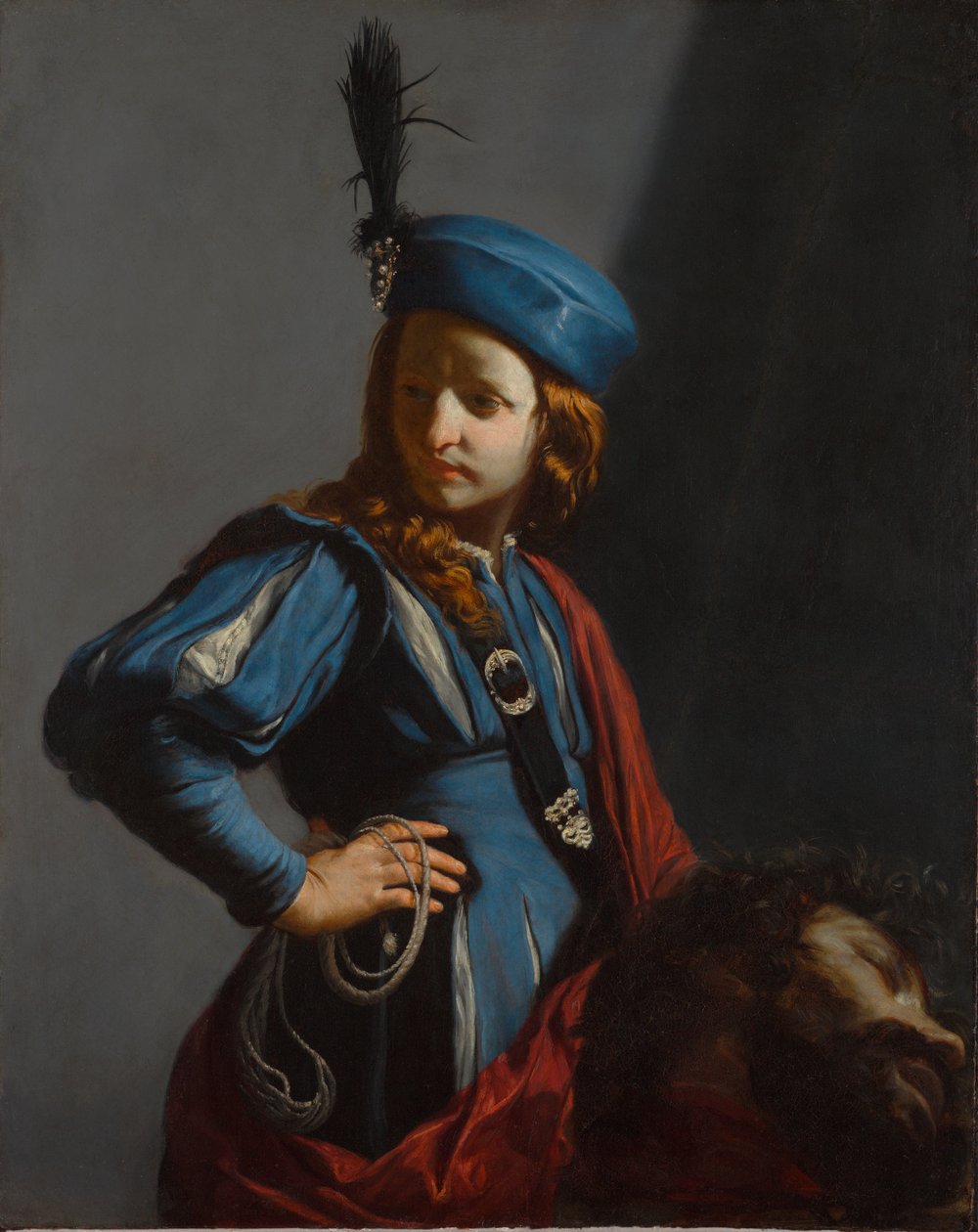 David with the Head of Goliath by Guido Cagnacci