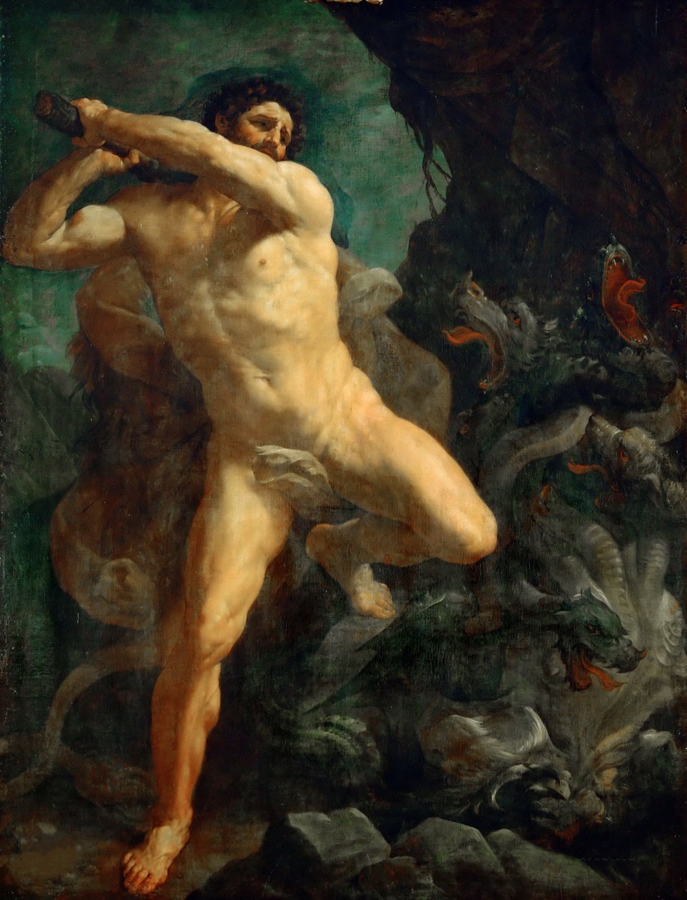 Hercules Slaying the Hydra of Lerna, 1620-1621 by Guido Reni