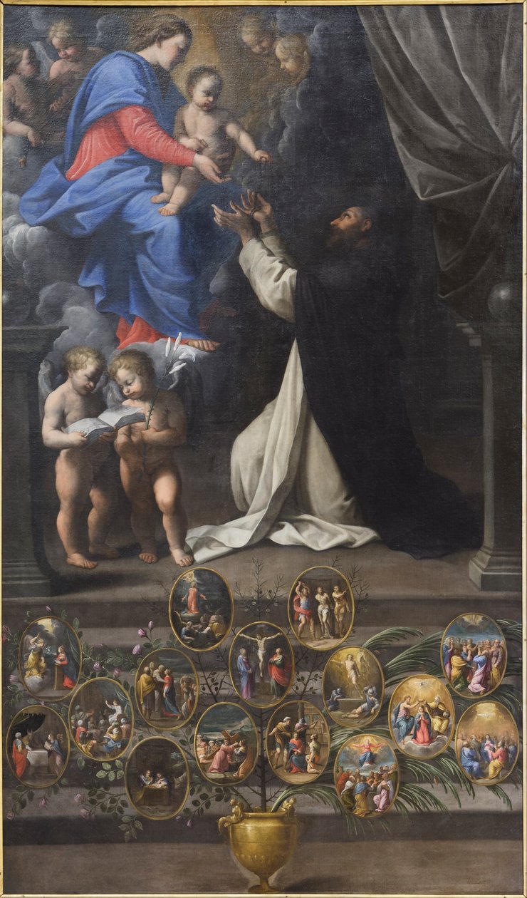 The Queen of the Rosary by Guido Reni