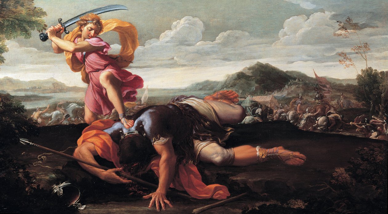 David and Goliath by Guillaime Courtois