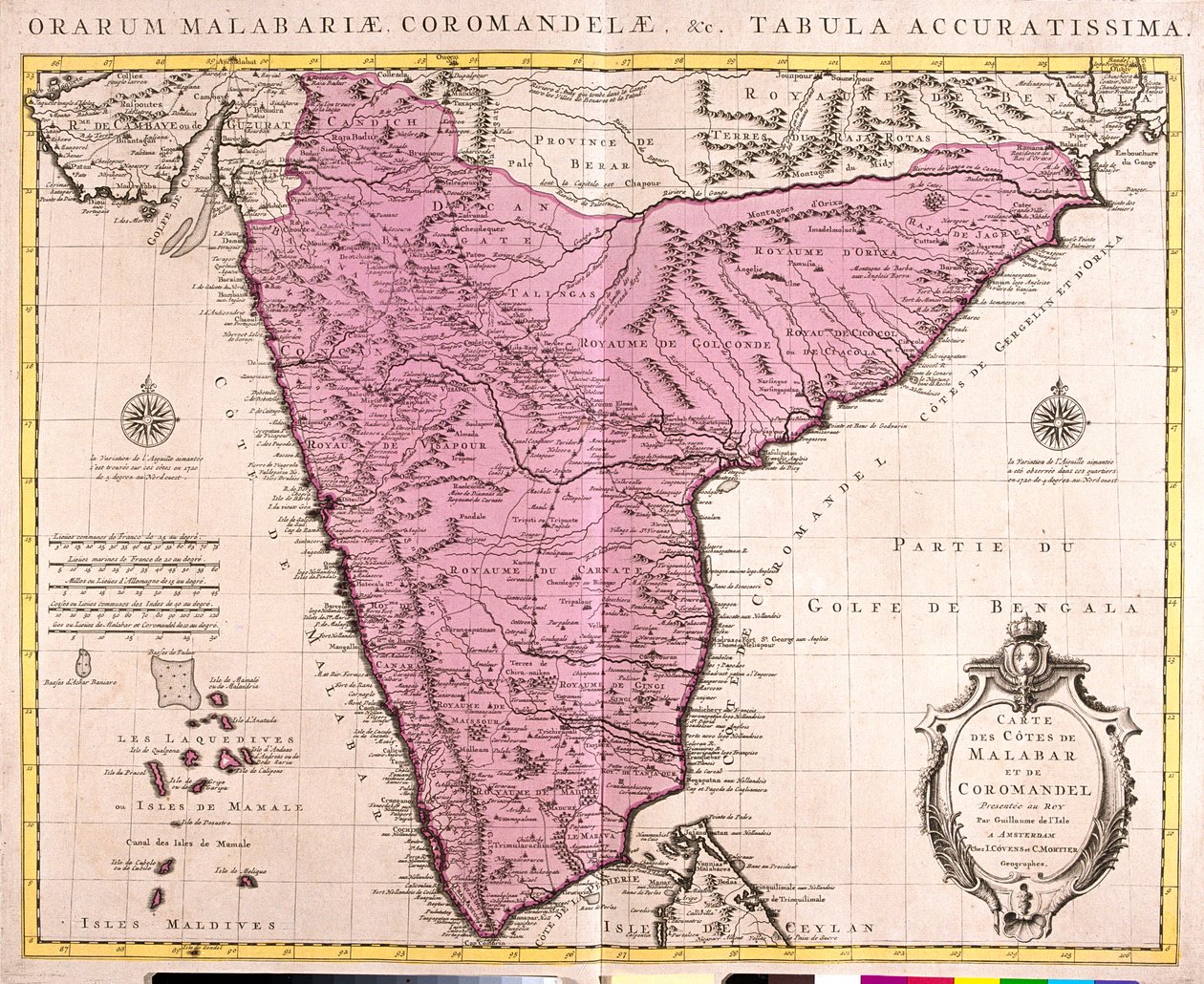 India (Except North) by Guillaume Delisle