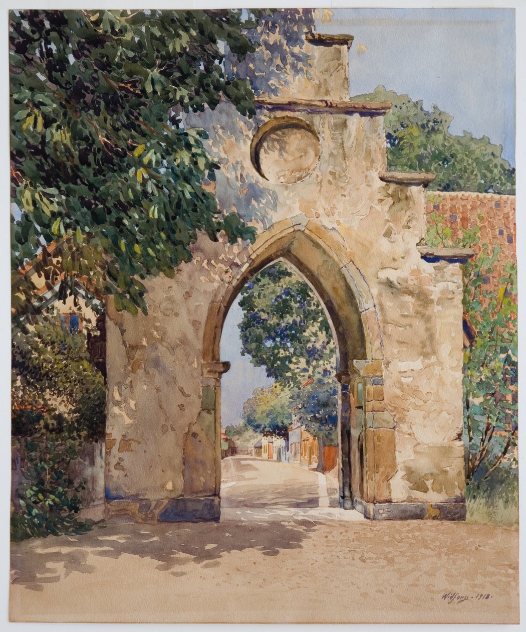 The Old Archway by Gunnar Widforss