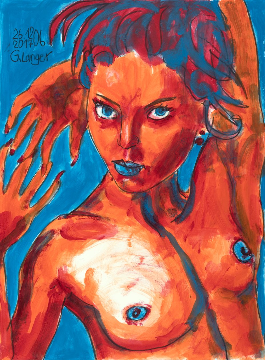 Female Nude, Apparition by Gunter Langer